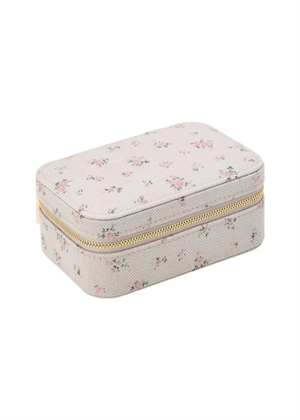 Large Trinket box Taupe Flower Pico 